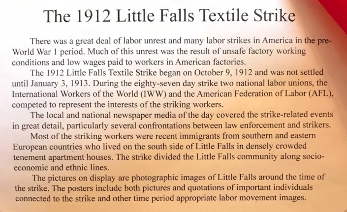 1912 Textile Strike | Little Falls Historical Society Museum | Little Falls NY