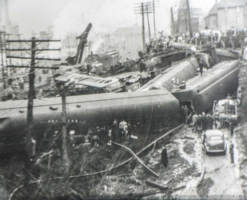 1940 train wreck | Little Falls Historical Society Museum