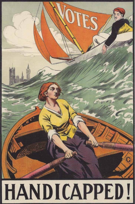 British Artists' Suffrage League poster 1909, Library of Congress | Little Falls Historical Society Museum