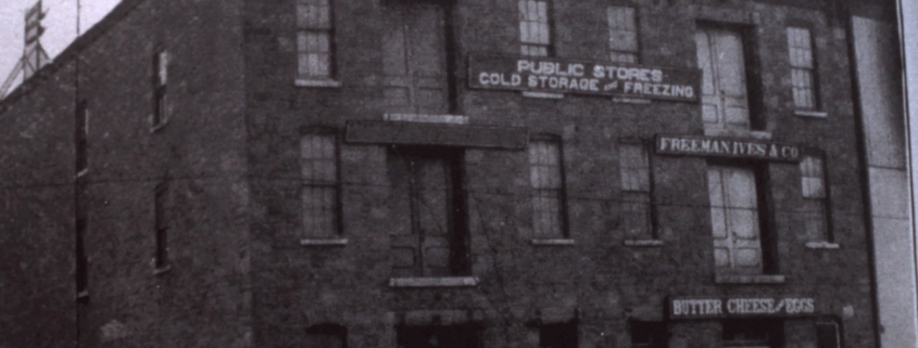 1883 Little Falls Warehouse Company | Produce & meatpacking cold storage building on East Mill Street