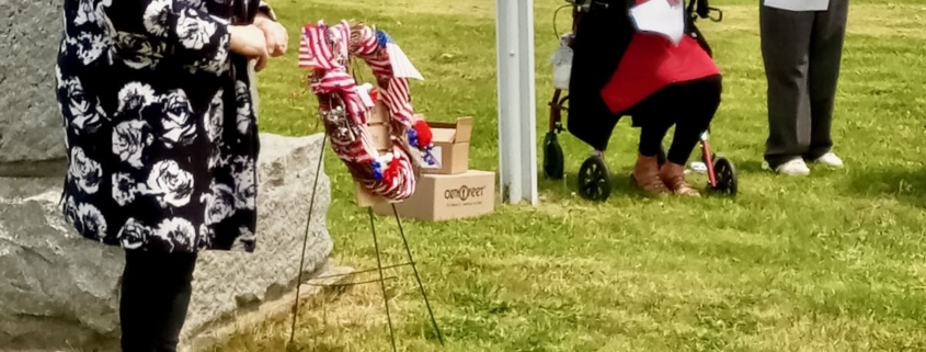 Patriots day at Yellow Church Cemetery