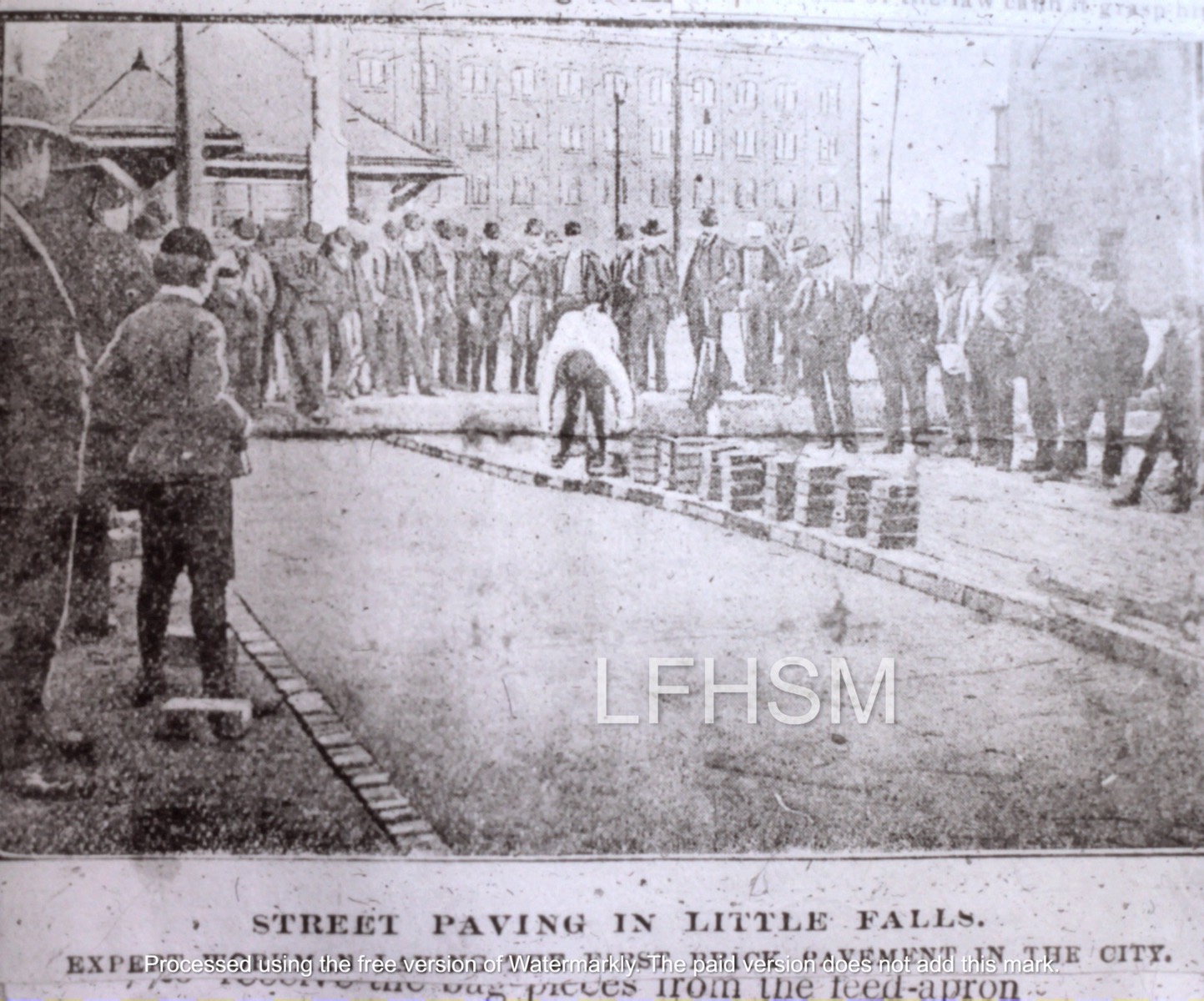 Paving of City Streets | Circa 1900