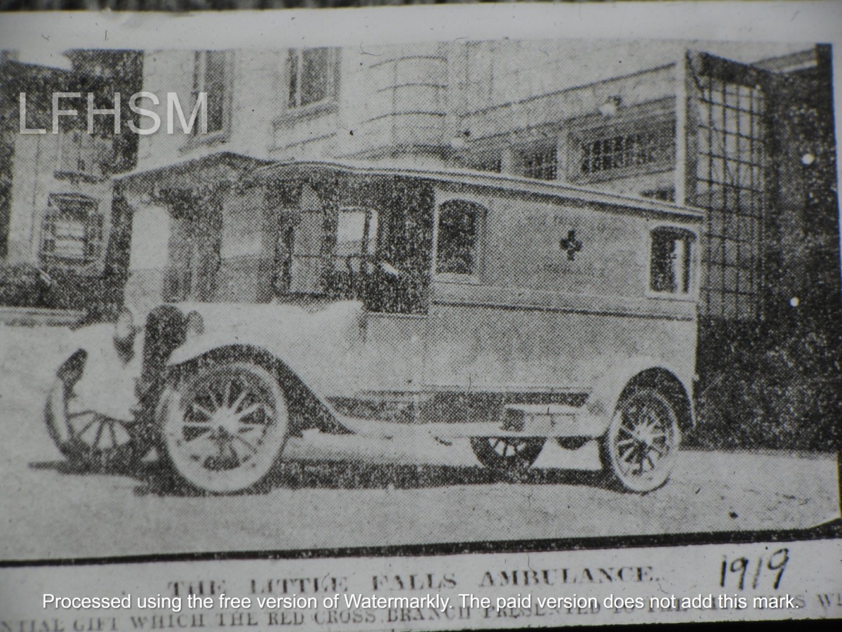 1919 Ambulance, Little Falls New York