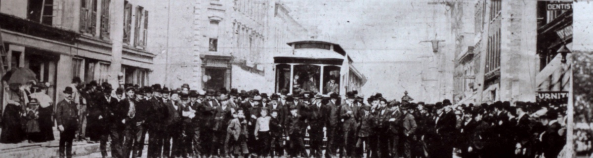 April 29, 1903 First Trolley, Car No. 24, to arrive in Little Falls, New York